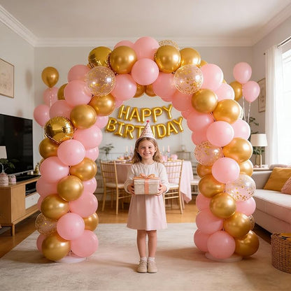 Pink Balloons 60 Pcs Light Pink Balloons 12 Inch Baby Pastel Pink Balloon for Arch Garland Birthday Party Baby Shower Gender Reveal Bridal Shower Wedding