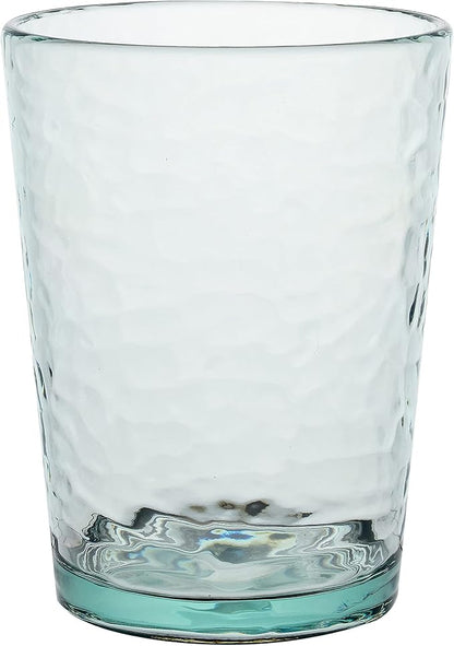 KLIFA- NICE- 14.7 ounce, Set of 6, Acrylic Tumbler Drinking Glasses, BPA-Free, Stackable Plastic Drinkware, Dishwasher Safe Cups, Light Teal
