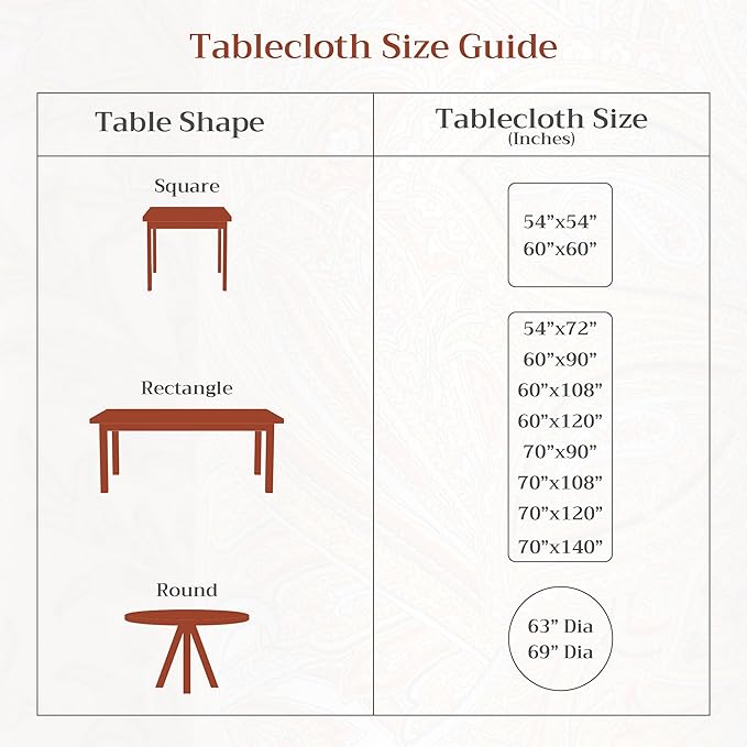 Maison d' Hermine Table Cloth Rectangle Table 100% Cotton 60 x 120 Inches Tablecloth Reusable Decorative for Dining Room Farmhouse Home Valentines Day Decorations Spring Summer - Ibiza - Beige