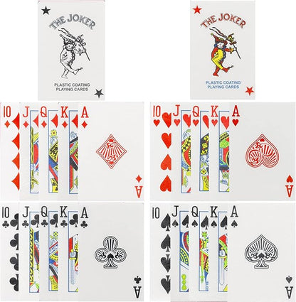 Morofme Edible Poker Cake Toppers 22Pcs Playing Cards Poker Cake Decoration Edible Casino Cupcake Toppers Wafer Playing Card Game Cake Decoration for Vegas Casino Night Party Supplies