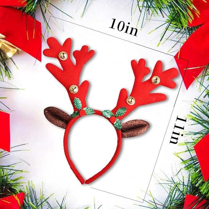 Myuilor Reindeer Antlers Headband Christmas and Easter Party Headbands Deer