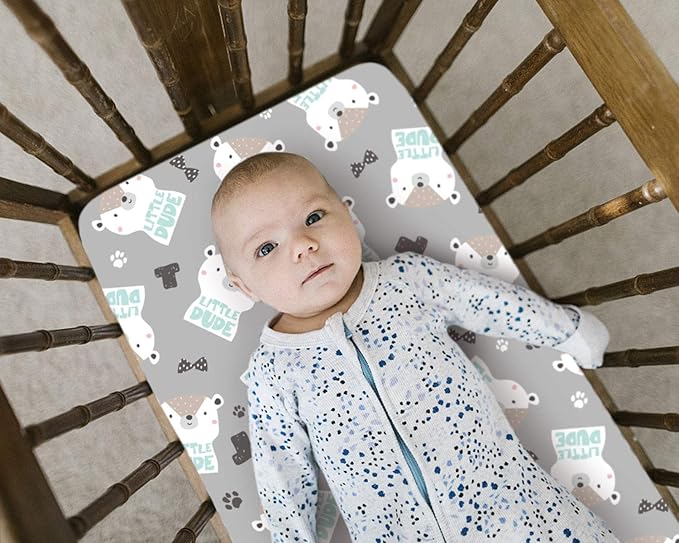 Stretchy Ultra Soft Fitted Bassinet Sheet Set 2 Pack, Breathable and Universal Fitted for Rectangle, Oval, Hourglass or Beside Bassinet Pad/Mattress Safe and Snug
