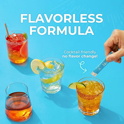 Curly's Clean Energy Caffeine & Electrolyte Sticks - Energize Your Favorite Drink - Keto, Paleo & Whole 30 Friendly - All Natural - No Sugar, No Calories, Non-GMO - 30 Flavorless Liquid Stick Packs