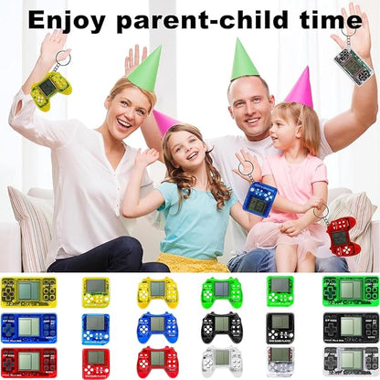 18Pcs Video Game Party Favors, Mini Game Keychain Arcade Party Favors for Kids,Birthday Supplies Gaming Classroom Prizes for Boys and Girls