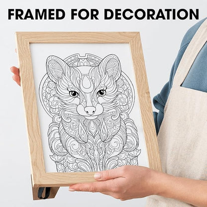 SOUTHERN LOTUS Animal Patterns Spiral Coloring Book Wirebound Hardcover Papers With Relaxing Animals Mandala Drawings Color Pages For Adults Women Seniors Mindfulness Relaxation Anxiety Relief