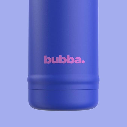 bubba 24 oz Dualsip Insulated Stainless Steel Water Bottle with Straw - Reusable, Leakproof, Lightweight, Dishwasher Safe, Lead-Free and BPA-Free, Ocean Energy