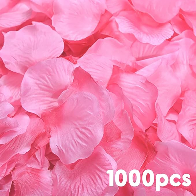 128 PCS Valentine's Day Balloon Garland Arch Kit Hot Pink Love Heart Latex Metallic Confetti Balloons for Princess Theme Bridal Wedding Valentine's Day Party Background Decorations