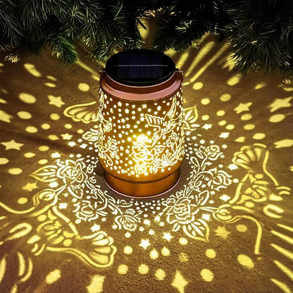 Hummingbird Mothers Day Gifts Solar Lanterns Outdoor Waterproof Large Solar Lantern with 2000mAh Battery, Solar-Powered Garden Decor for Yard, Patio, Backyard - Birthday Gifts for Women Mom Grandma