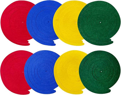 36 Pcs Super Mario Hanging Swirl Decorations Colorful Felt Swirl Streamer Spiral Ceiling Decorations Garland for Birthday Baby Shower Wedding Carnival Circus Clown Fiesta Festival Party Supplies