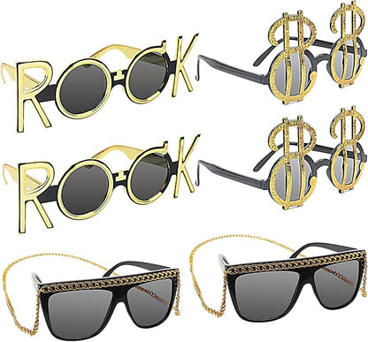 musykrafties Photo Booth Props Sunglasses Set