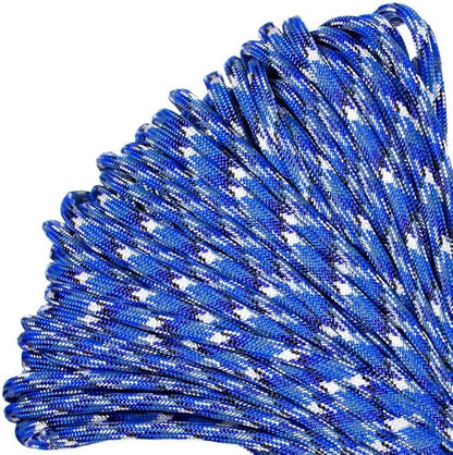 Paracord Planet Genuine Type III 550lb Paracord – Nylon Cord in Solid, Multi, and Reflective Colors – 25+ Colors and Length Options of 10', 25', 50', and 100'