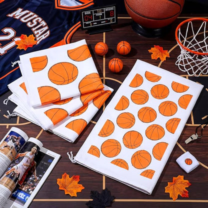 16 Pcs Potato Sack Race Bags Large Basketball Race Bags for Family Outdoor Sport Game Decorations for Adults and Kids Bean Sack Games Set Outside Yard Birthday Party Supplies 40 x 20 Inches