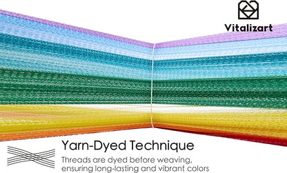 Vitalizart Ribbon for Crafts Rainbow 1" x 36Yd Satin Ribbon Continuous Double Face Gift Wrapping Silk Like Fabric Flower Bouquet Birthday Party Decorations Bridal Shower Wreath Hair 12 Assorted Color