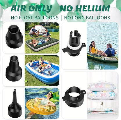 SINBEE Balloon Pump Electric Party Decorations - Electric Balloon Pump for Balloon Arch Kit, Portable Dual Nozzle Balloon Inflator
