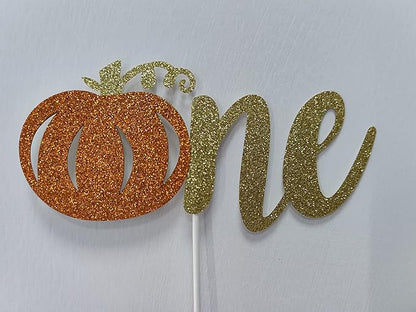 Pumpkin One Cake Topper Little Pumpkin 1st Birthday Cake Topper for Pumpkin 1st Birthday Cake Decorations