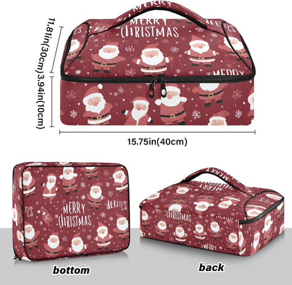 Casserole Carriers for Hot or Cold Food Reusable Casserole Dish Carrier Insulated Thermal Large Capacity Durable Perfect for Party Camping Family Gatherings Yellow Fish