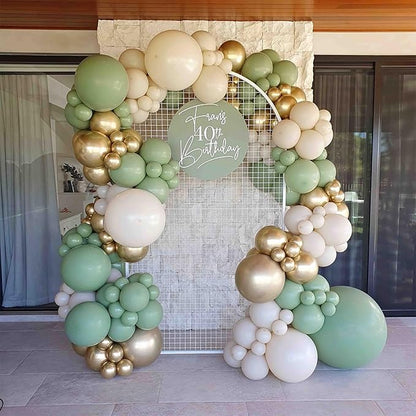 110pcs Metallic Gold Balloons 12inch Chrome Gold Latex Party Balloons for Graduation, Wedding, Birthday, New Year, Baby Shower, Anniversary Party Decorations