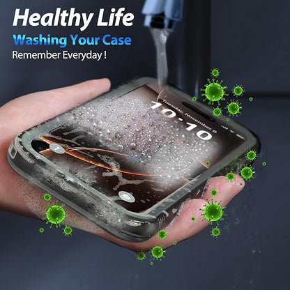 SPORTLINK for iPhone 16 Pro Max Case - IP68 Waterproof Military Protective Full Body Heavy Duty Shockproof 360 Sealed Dustproof with Camera Screen Protector Cover for i Phone 16 Pro Max 6.9" Mag/Black
