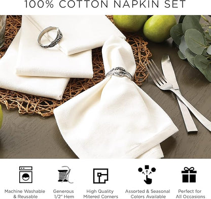 DII Chambray Kitchen, Tabletop Collection, Natural, Napkin Set