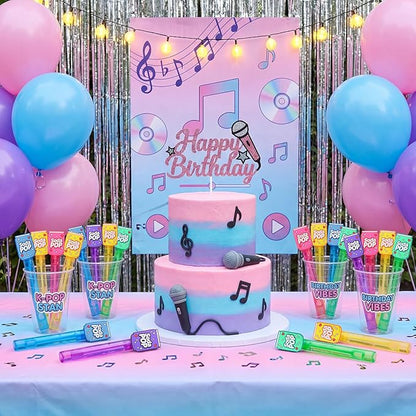 Jenaai 24 Pcs Soda Pop Bubble Wands Kpop Bubbles Party Favors for Summer Activity Cartoon Birthday Gifts Carnival Goody Bag Stuffers Wedding Supplies