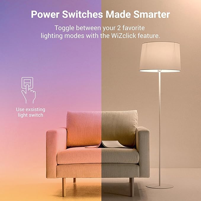 HALO 4 inch Smart Wi-Fi Recessed Canless LED Downlight 4-Pack, Connected by WiZ Pro with SpaceSense Motion Detection, Tunable White, 16M+ Colors WiZ App Control, Wet Rated, Dimmable - RLWZC409-4PK
