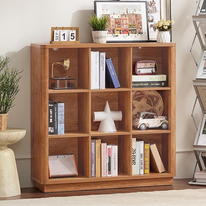 Joaxswe 9 Cube Storage Book Shelf, 40.5" Wide Organizer Bookshelf