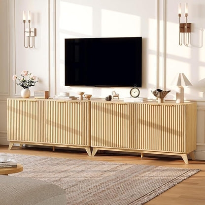 VINGLI Modern TV Stands for 65 inch tvs, Mid Century TV Stand