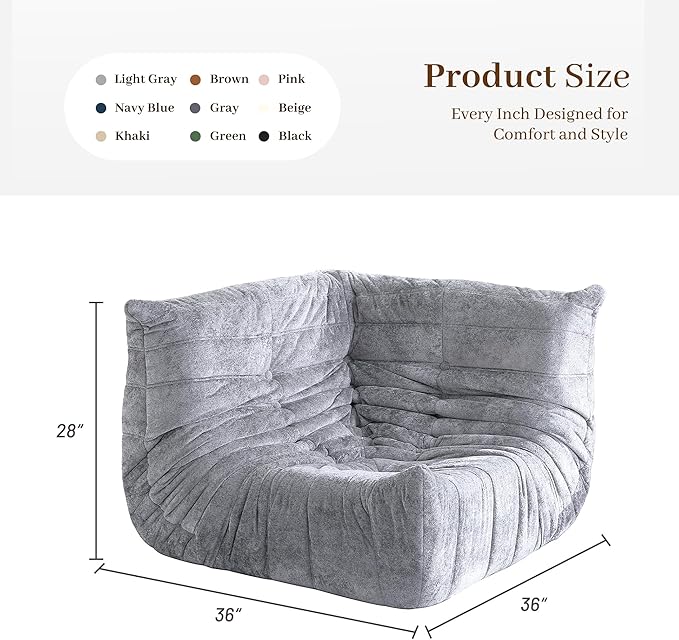 Bean Bag Chair, Memory Foam Bean Bag Chairs