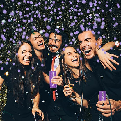 Party Confetti for Wedding Birthday Graduation Baby Shower Anniversary Christmas New Year's Kids Fun Party Supplies Decorations and Favors (Purple)