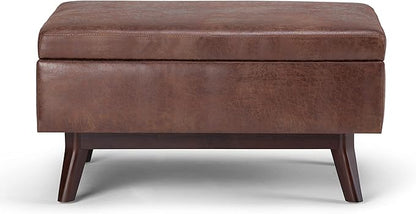 SIMPLIHOME Owen Coffee Table Storage Ottoman
