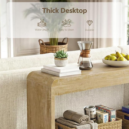 Farmhouse Entryway Table, 43.7" Console Tables