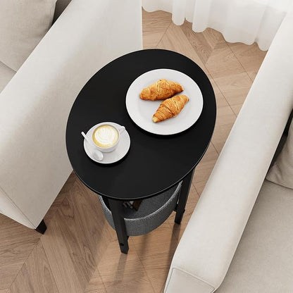 Vagusicc Round Side Table End Table