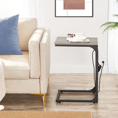 TUTOTAK C Shaped End Table
