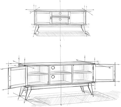 SIMPLIHOME Draper TV Stand