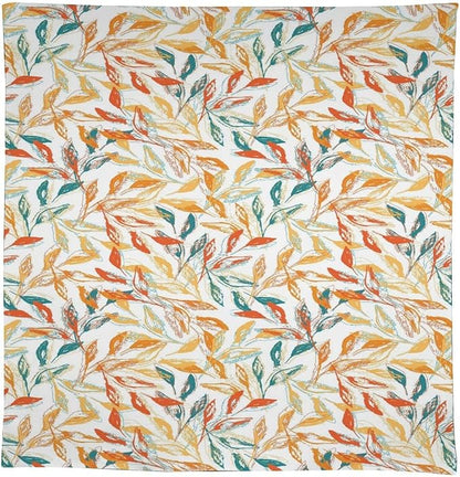 YCness Thanksgiving Fallen Leaves Tablecloth, Fall Autumn Watercolor Seasonal Colorful Maple Table Decor for Home Bedroom Kitchen Dinner Table Cover 55x75 Rectangle