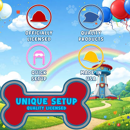 Unique Paw Patrol and Paw Patrol Girl Party Favor Bags 16 Goodie Bags with Celebrate With Me Sticker | Kids Birthday Party Supplies