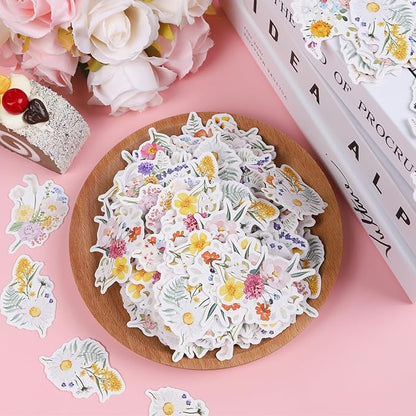 Rngmsi Wildflower Party Confetti - 240PCS Scatter Paper Table Decor for Baby Shower, Wedding, Bridal Shower - Floral Flowers Decoration Supplies