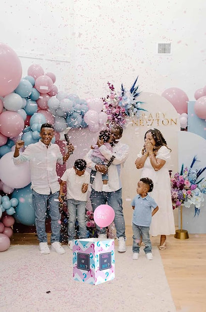 Gender Reveal Balloon Box Funny Idea for Boy Girl Gender Reveal Party Decorations Supplies Box Can Only Hold 1 Balloon (Boy or Girl)