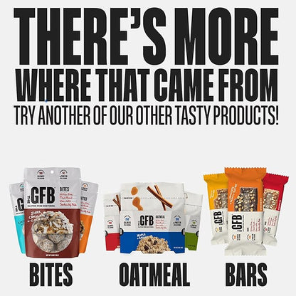 The GFB Variety Pack Protein Bars - Gluten Free, Plant Based, Non GMO, Sustainably Made – Ridiculously Tasty, Healthy, Vegan, Nutrition Snack Protein Bars, 2.05 oz (10 Count)