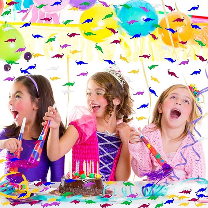 Confetti Dinosaur Confetti Dino for Birthday Baby Shower Party Table Favor Metallic Foil Scatter or DIY(Dinosaur)