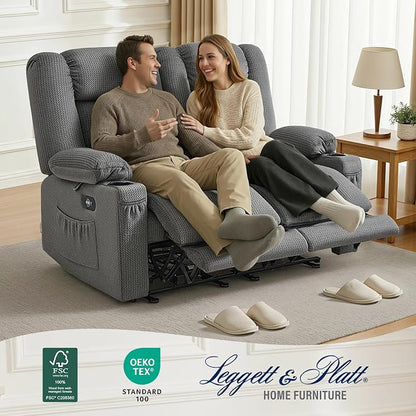 MCombo 55.9" Zero Gravity Power Loveseat Recliner