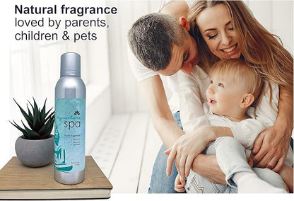 Room Fragrance Air Freshener Spray Concentrated Bathroom, Kitchen, Car, or Office Deodorizer, U.S.- Made by AP Fragrance (Spa)
