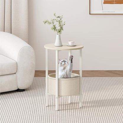 Vagusicc Side Table, Round End Table
