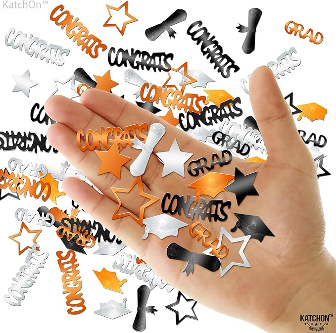 Graduation Decorations 2026 | Congrats Grad Confetti 2026 - Pack of 1000 | Graduation Confetti for Graduation Decorations 2026, Graduation Confetti 2026, 2026 Graduation Table Decorations, KatchOn