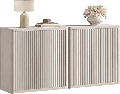SICOTAS Buffet Cabinet with Storage 69.2" Sideboard Accent Modern Credenza with
