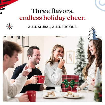 David’s Cookies Christmas Cookie Meltaways Variety Pack – Cinnamon, Chocolate Chip Pecan & Butter Pecan – 3 Gift Boxes (3 lbs Total) – Holiday Cookies Gift Set – Gourmet Christmas Dessert Assortment