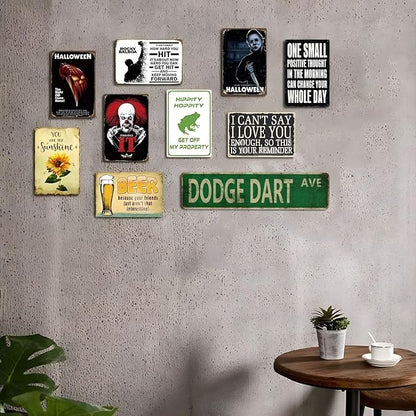 Vintage Signs Dodge Dart Ave Sign Street Sign Retro Metal Sign for Home Bar Coffee Garden Indoor Ourdoor Decor,Aluminium 4x16 Inch