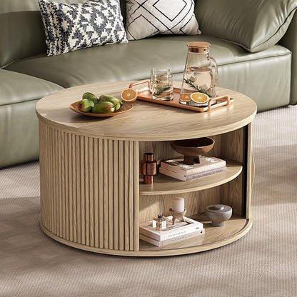 JOINICE 31.5" Round Lift Top Coffee Table