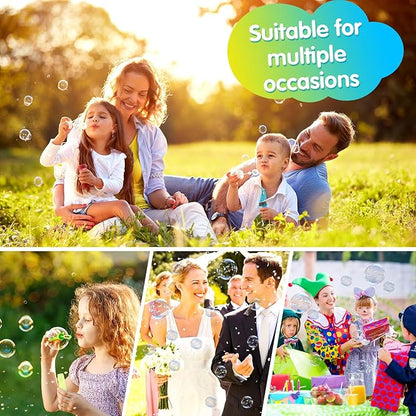 Aujazyble Bubble Solution Refills 32OZ | Giant Bubbles Refill Solution | Bubbles Bulk for Bubble Machine, Bubble Gun, Bubble Wands, Bubble Mower | Bubbles for Kids in Summer Celebrations Party Favor
