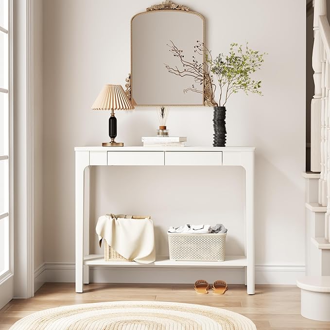 AQIMUELE Wood Console Table